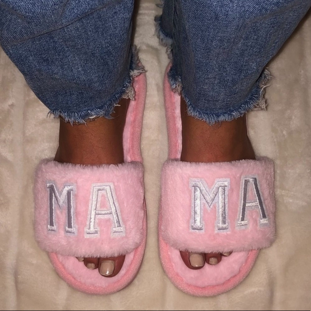 CUSTOM - Open Toe Slippers with Patches